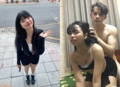 người yêu quyến rũ chén và hết mình